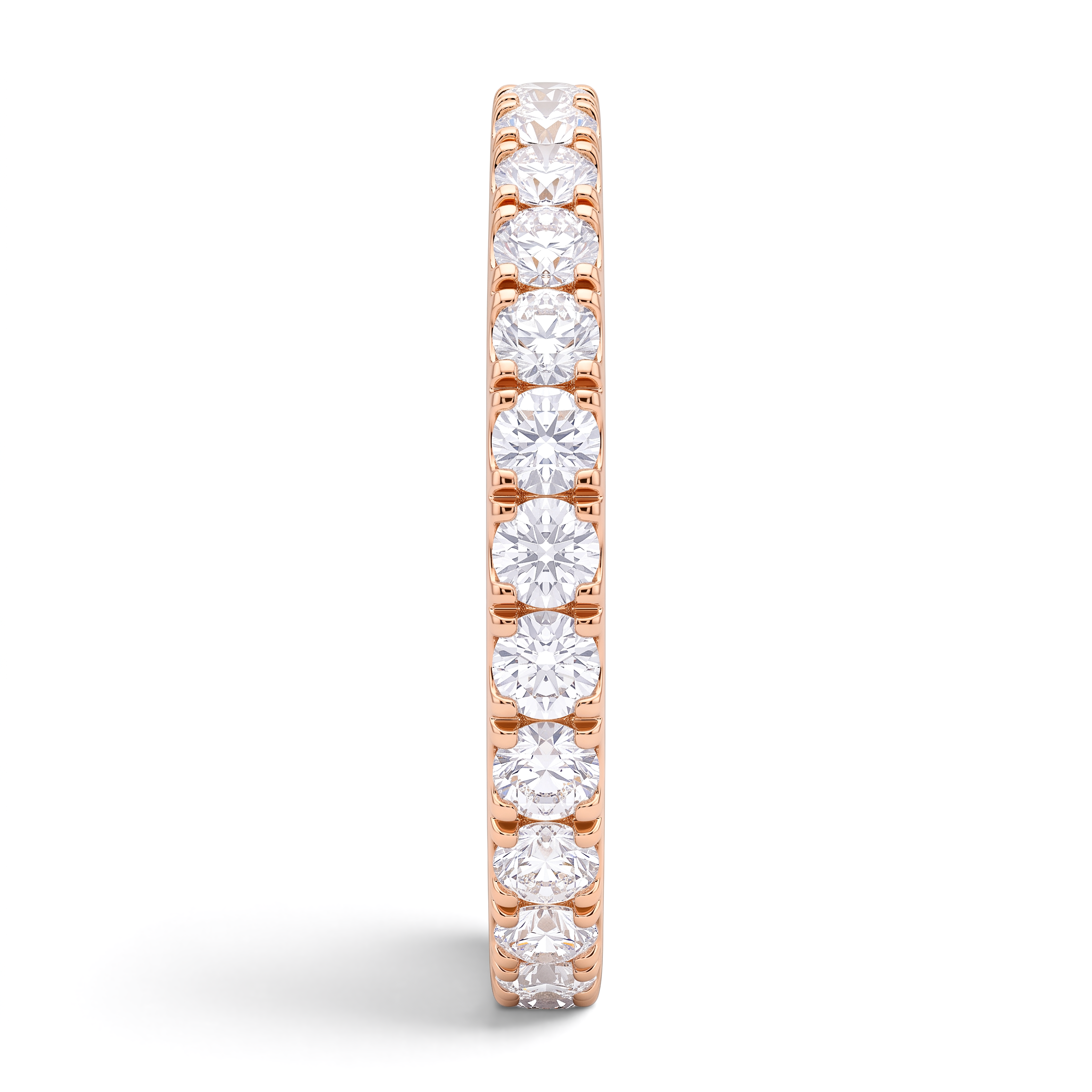 La Ronde® Diamond Eternity Band 1.8mm, 14K Rose Gold