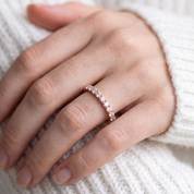 La Ronde® Diamond Eternity Band 1.8mm, 14K Rose Gold