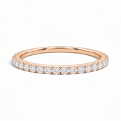 La Ronde® Diamond Eternity Band 1.8mm, 14K Rose Gold