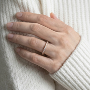 La Ronde® Diamond Eternity Band 1.8mm, 14K Rose Gold