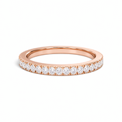 La Ronde® Diamond Eternity Band 1.8mm, 14K Rose Gold