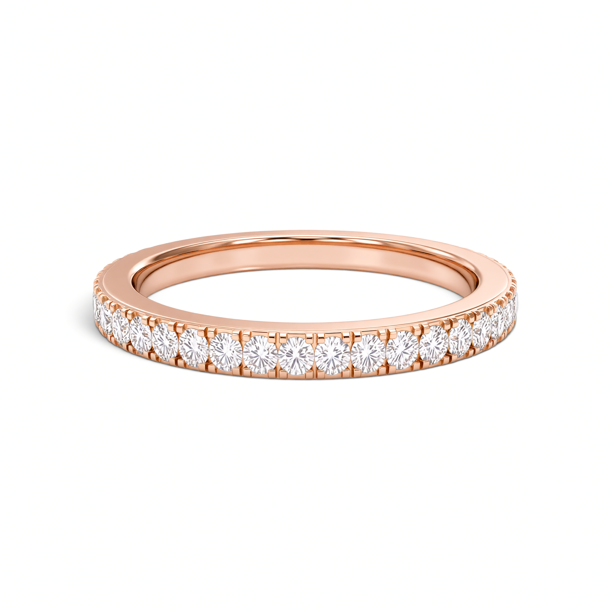 La Ronde® Diamond Eternity Band 1.8mm, 14K Rose Gold