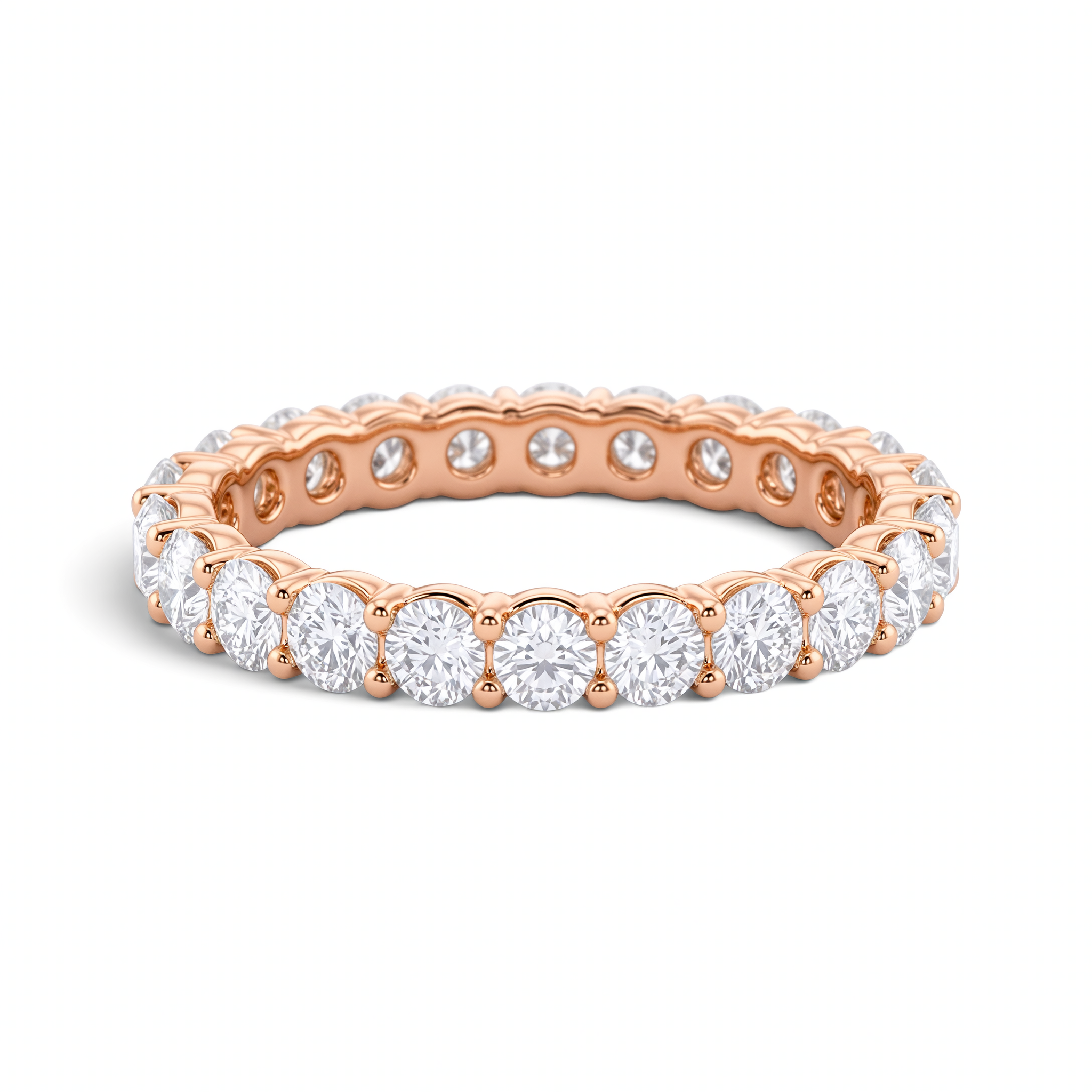 La Ronde® Diamond Eternity Band 2.3mm, 14K Rose Gold