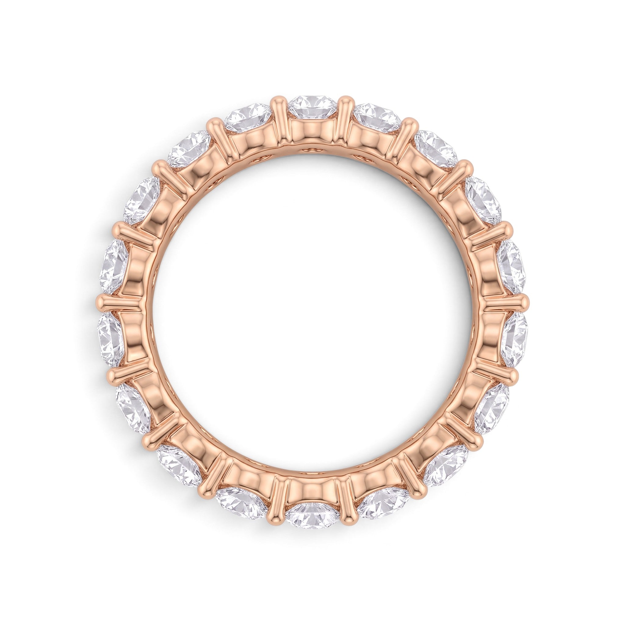 La Ronde® Diamond Eternity Band 2.3mm, 14K Rose Gold