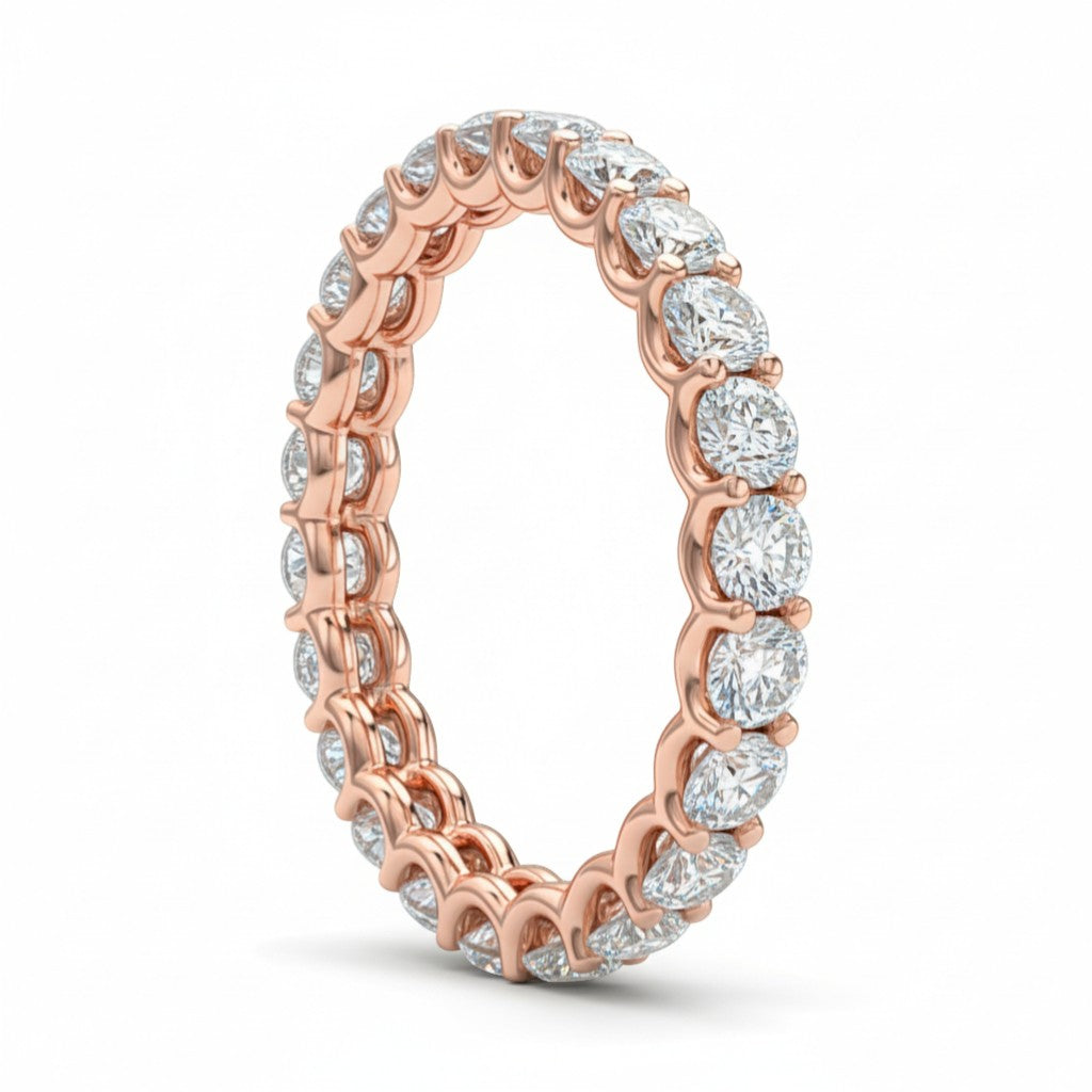 La Ronde® Diamond Eternity Band 2.3mm, 14K Rose Gold