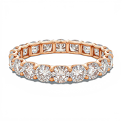 La Ronde® Diamond Eternity Band 3.75mm, 14K Rose Gold