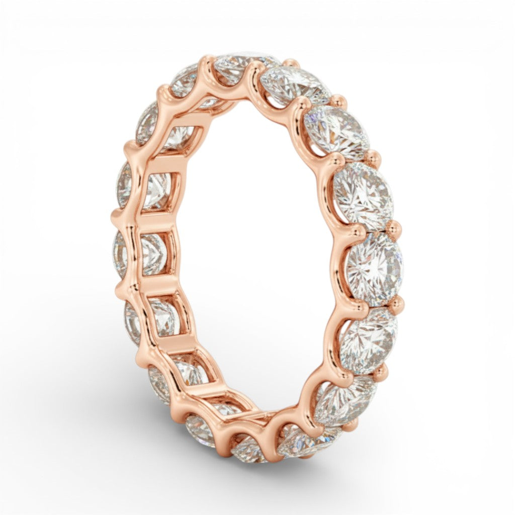 La Ronde® Diamond Eternity Band 3.75mm, 14K Rose Gold