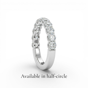 La Ronde® Diamond Eternity Band 3mm, Platinum
