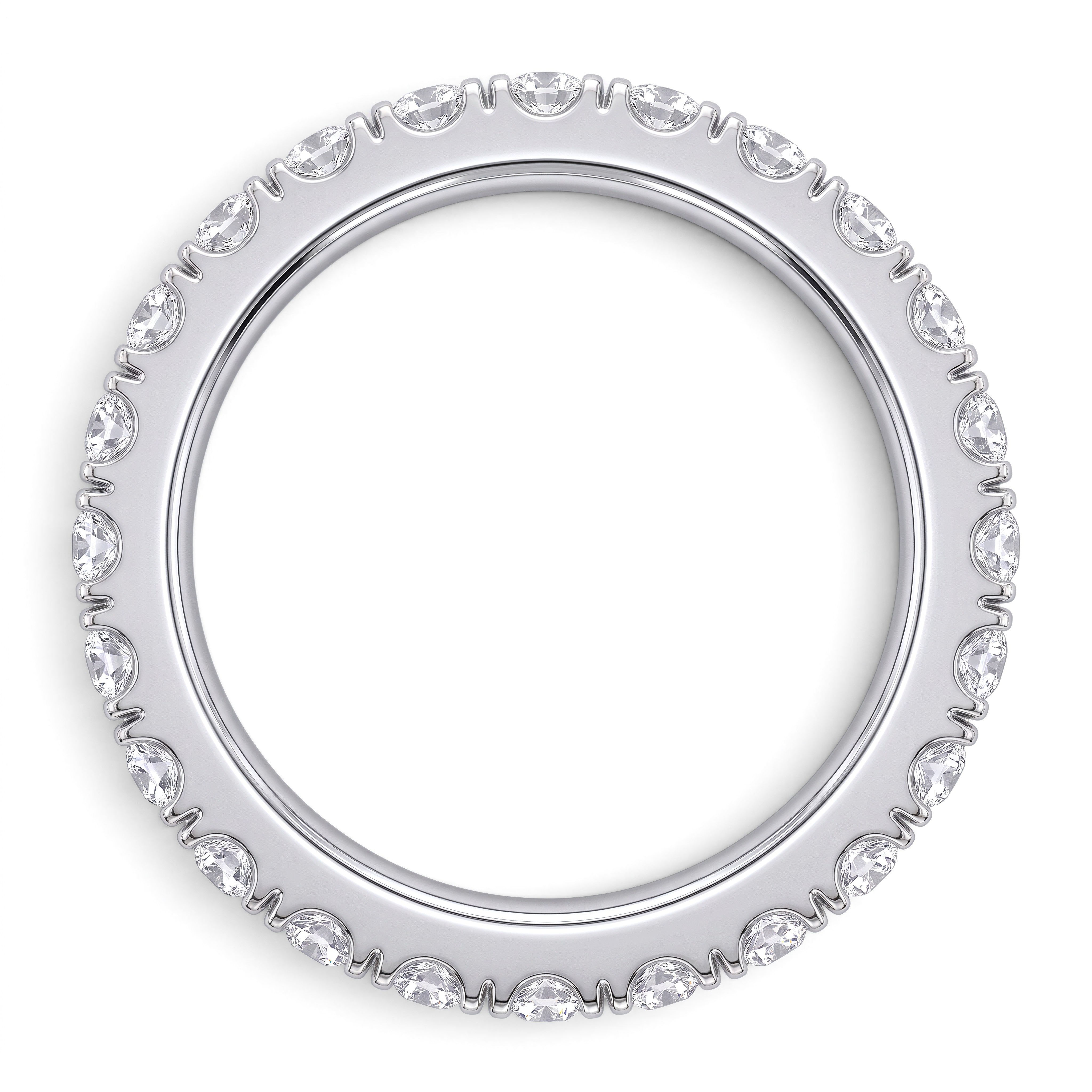 La Ronde® Diamond Eternity Band 1.8mm, Platinum