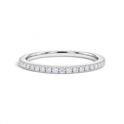 La Ronde® Diamond Eternity Band 1.3mm, 14K White Gold