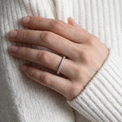 La Ronde® Diamond Eternity Band 1.3mm, 14K White Gold