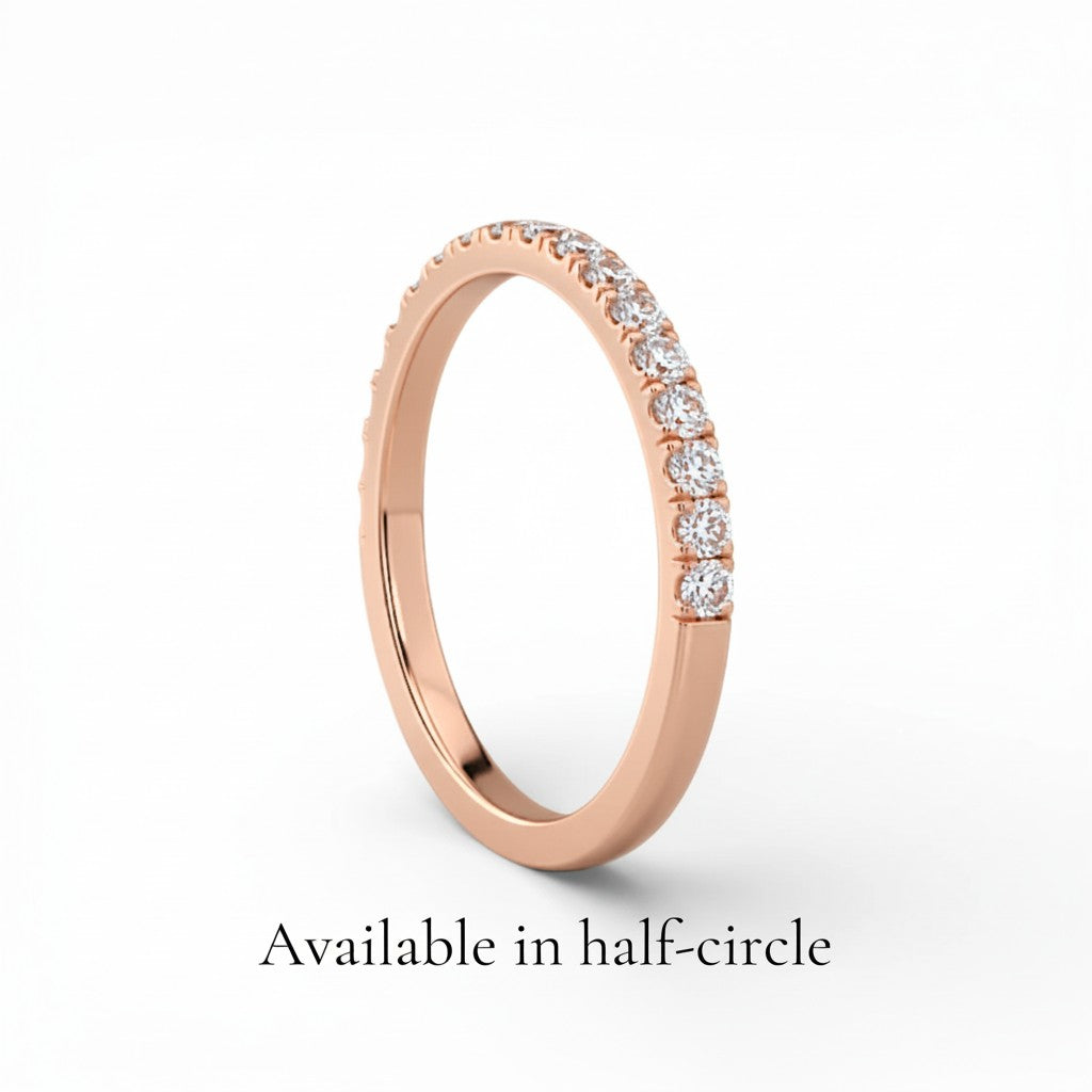 La Ronde® Diamond Eternity Band 1.8mm, 14K Rose Gold