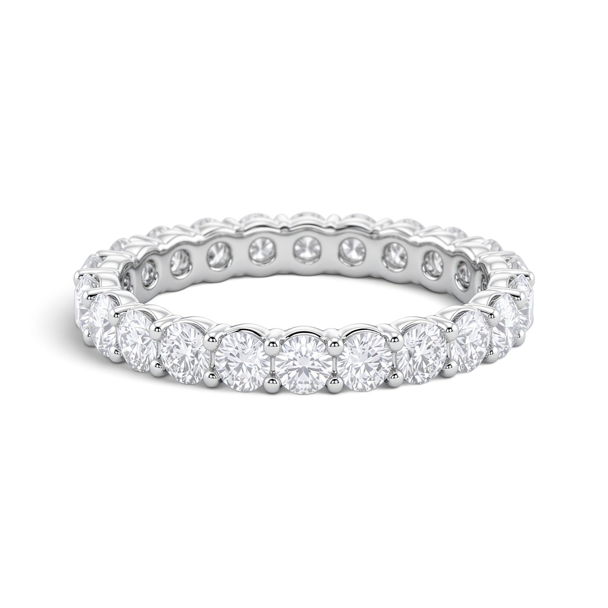 La Ronde® Diamond Eternity Band 2.3mm, Platinum