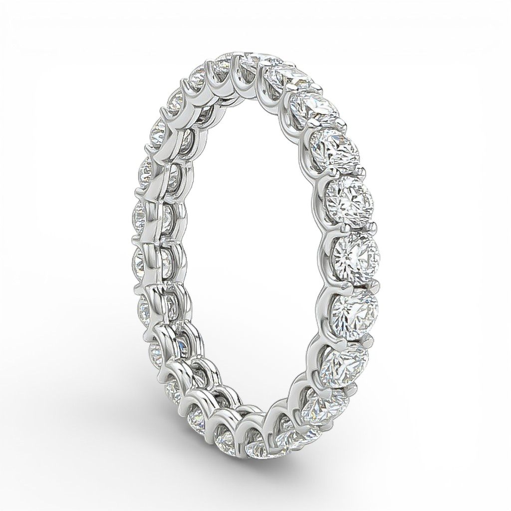 La Ronde® Diamond Eternity Band 2.3mm, 14K White Gold