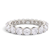 La Ronde® Diamond Eternity Band 3mm, 14K White Gold
