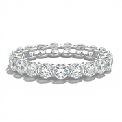 La Ronde® Diamond Eternity Band 3mm, Platinum
