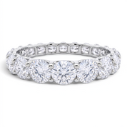 La Ronde® Diamond Eternity Band 3.75mm, 14K White Gold