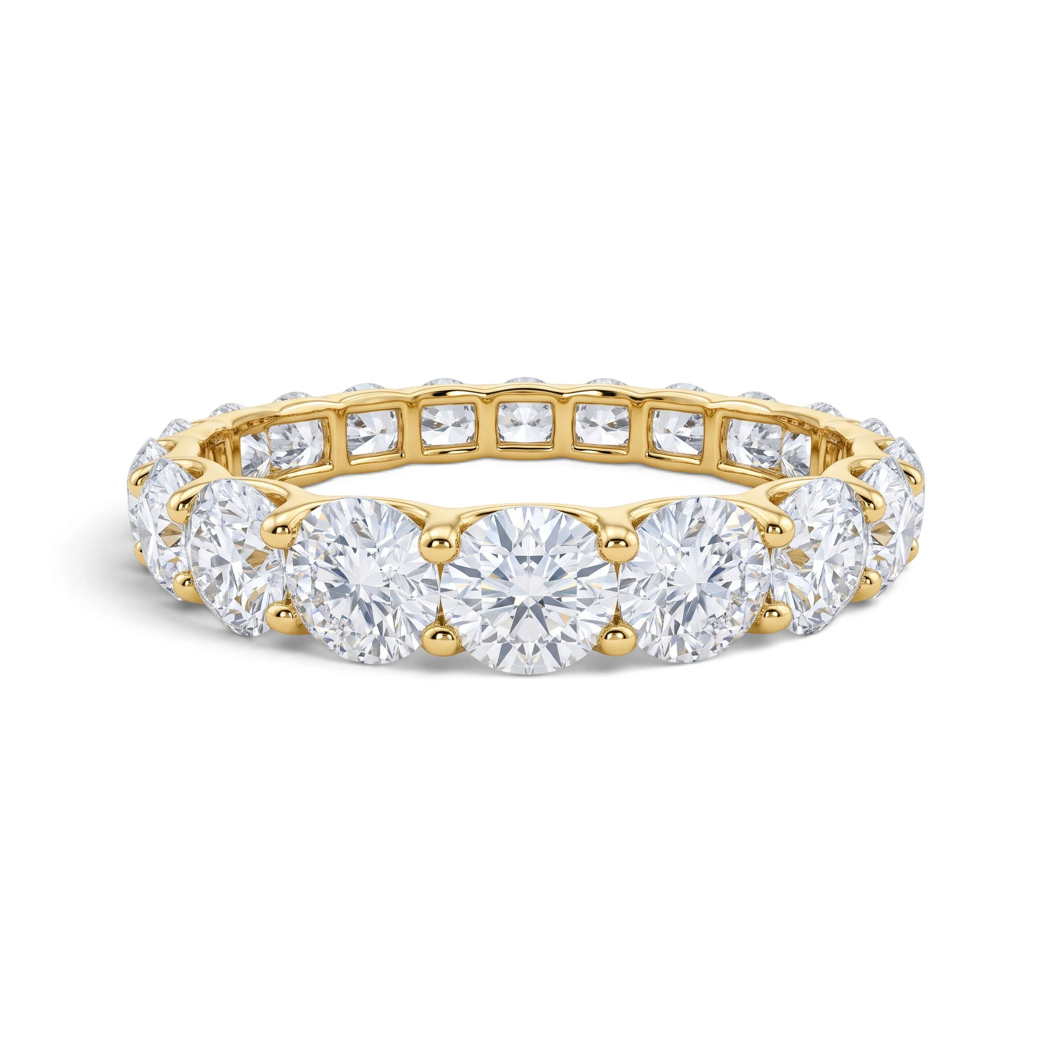 La Ronde® Diamond Eternity Band 3.75mm, 14K Gold