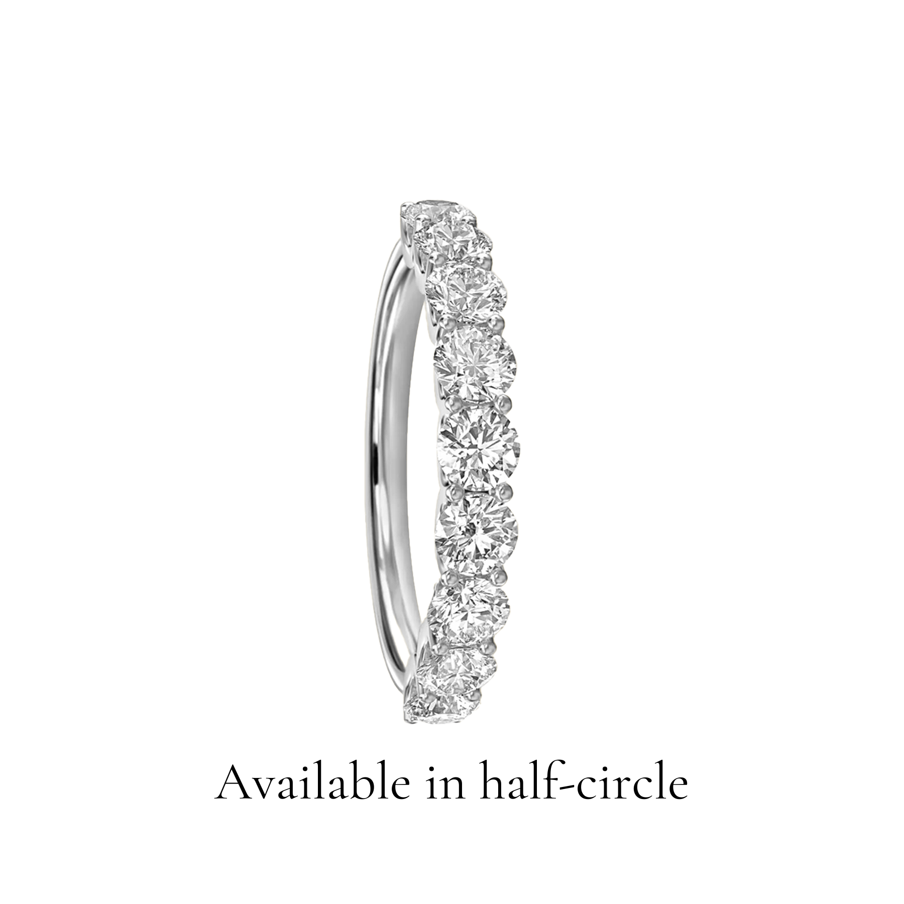 La Ronde® Diamond Eternity Band 3mm (Platinum)