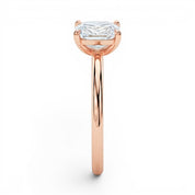 L'Emeraude® Solitaire 2ct Diamond Ring, 14K Rose Gold
