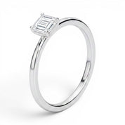 L'Emeraude® Solitaire 1ct Diamond Ring, Platinum