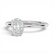 L'Ovale® Solitaire 2ct Diamond Ring, Platinum