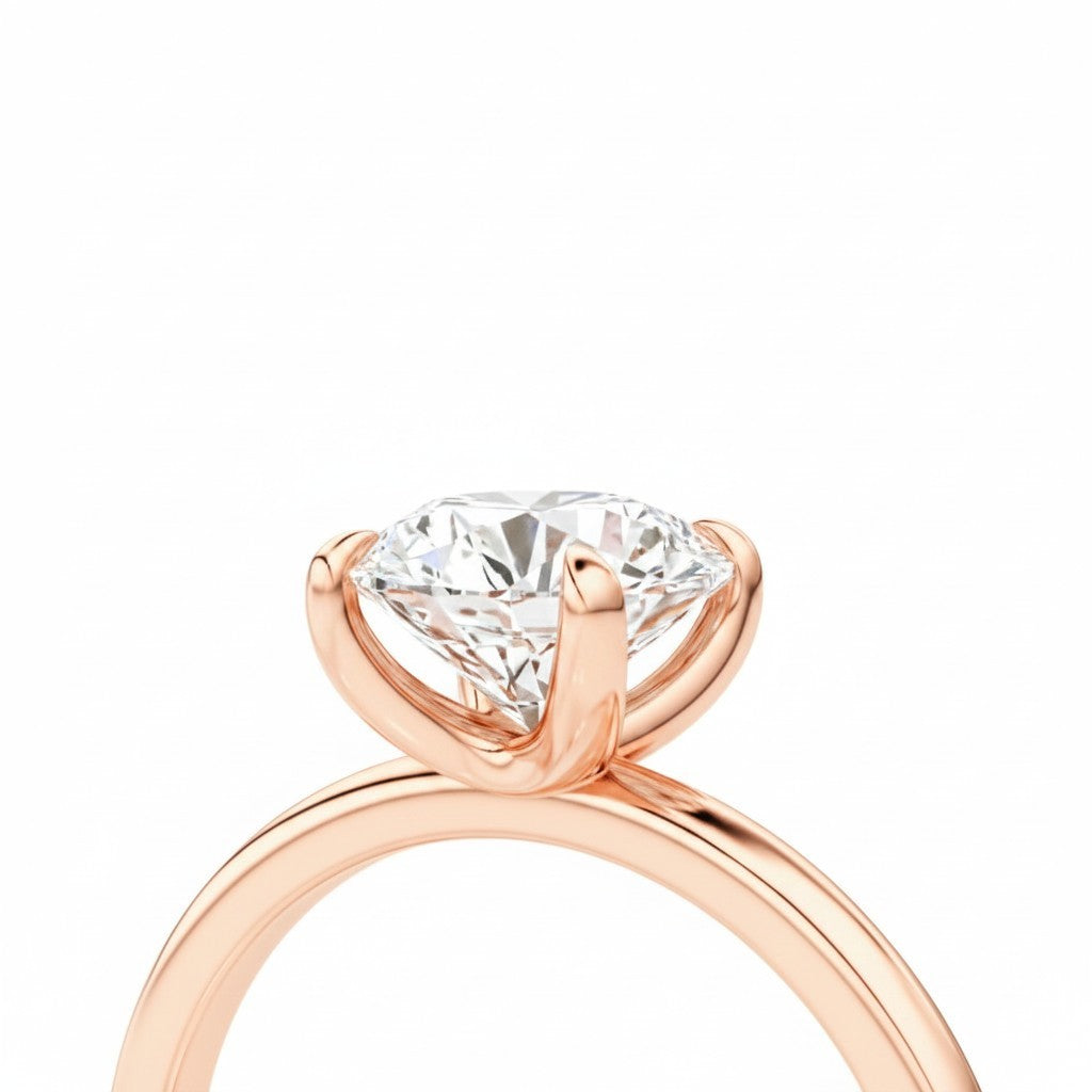 La Ronde® Solitaire 1ct Diamond Ring, 14K Rose Gold