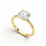 La Ronde® Solitaire 2ct Diamond Ring, 14K Yellow Gold