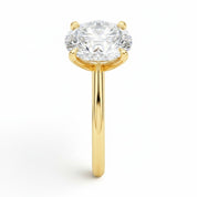 La Ronde® Solitaire 3ct Diamond Ring, 14K Yellow Gold
