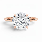 La Ronde® Solitaire 3ct Diamond Ring, 14K Rose Gold