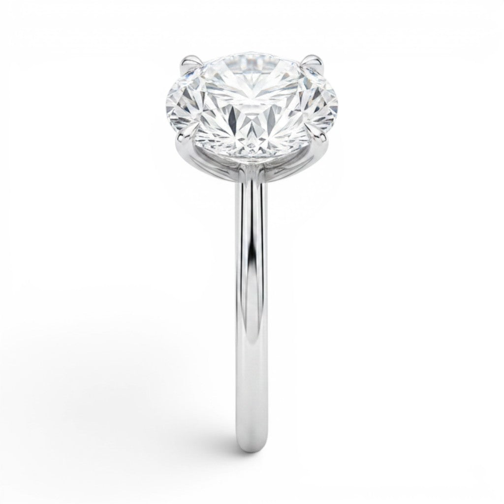 La Ronde® Solitaire 3ct Diamond Ring, Platinum