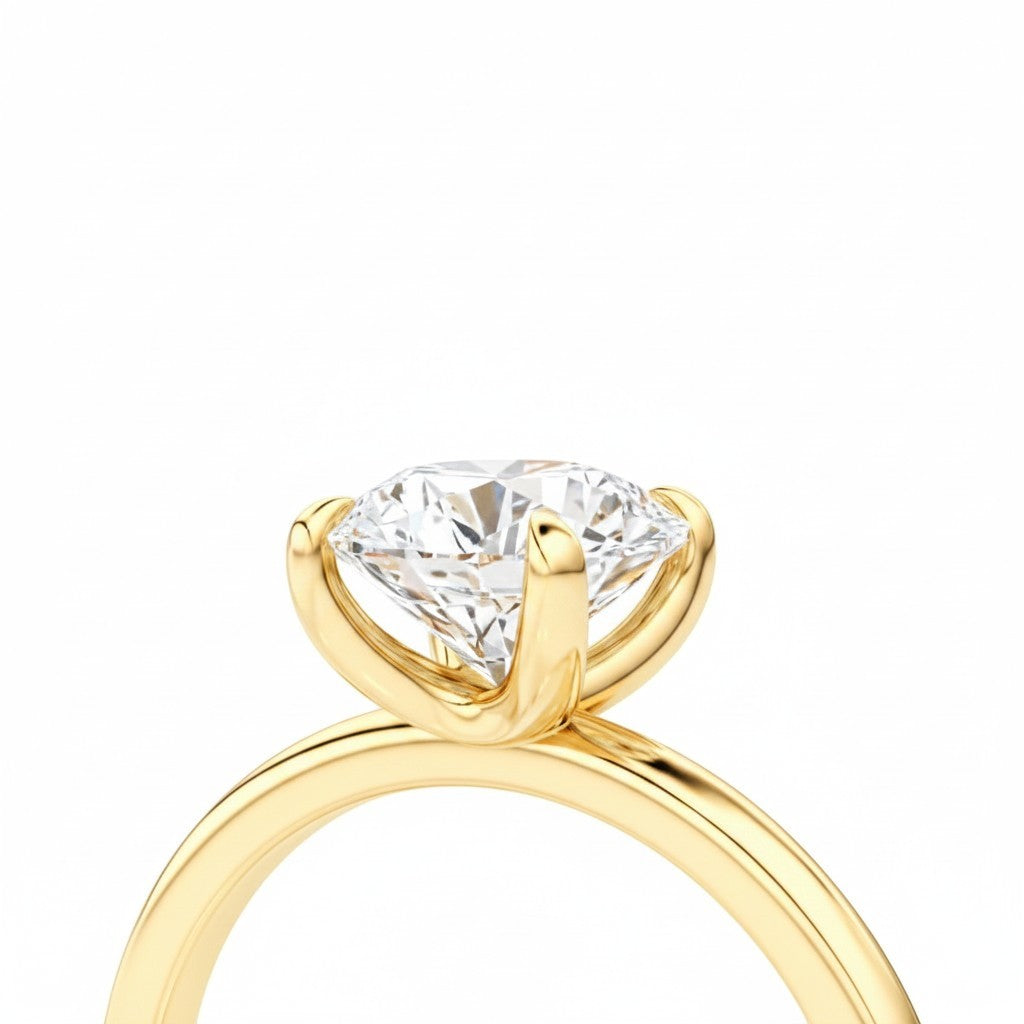 La Ronde® Solitaire 1ct Diamond Ring, 14K Yellow Gold