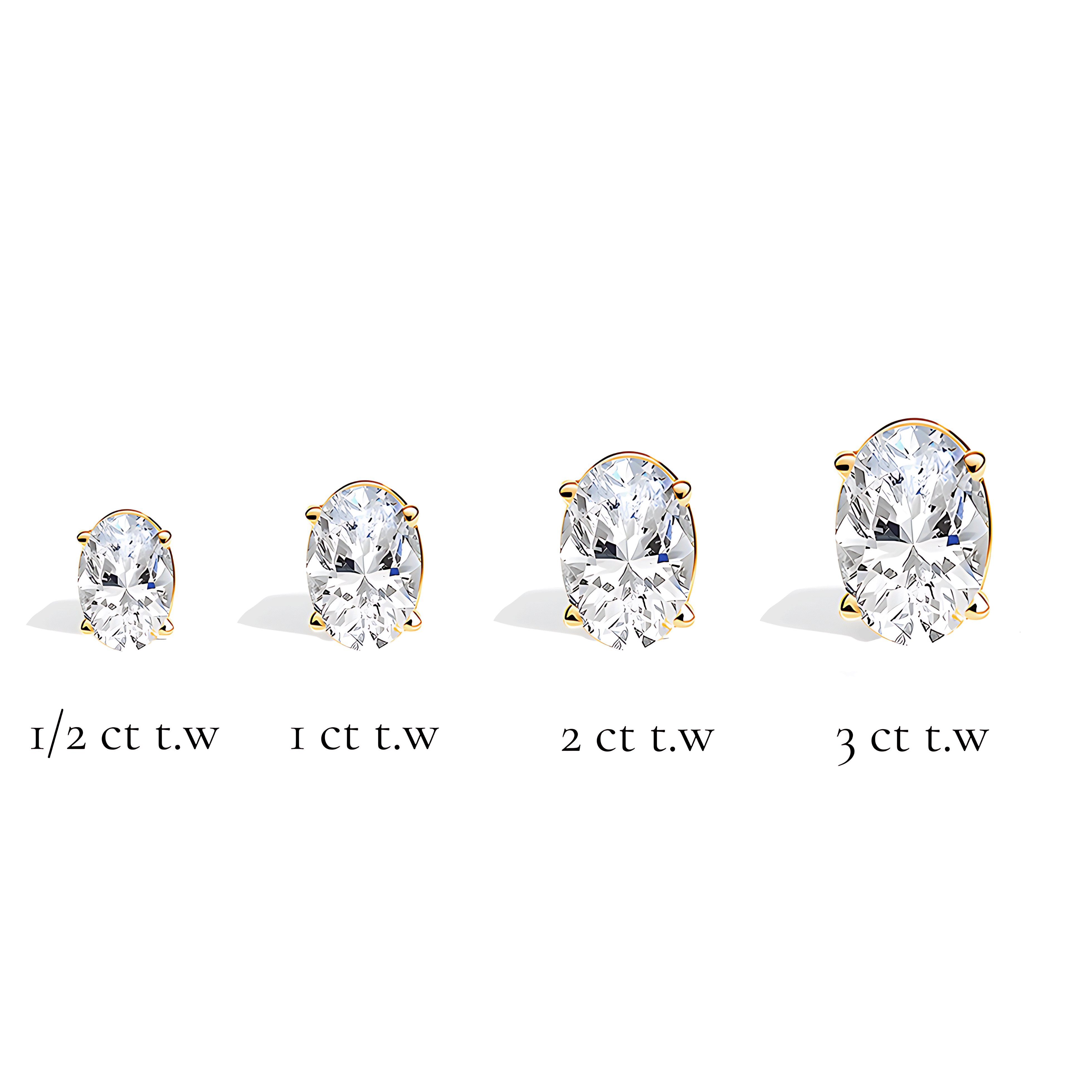 L'Ovale® Diamond Stud Earrings