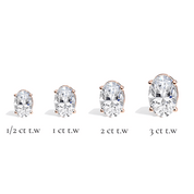 L'Ovale® Diamond Stud Earrings