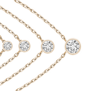 La Ronde® Bezel Diamond Pendant Necklace