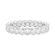 L'Ovale® Diamond Eternity Band 2x4mm (Platinum)