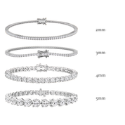 La Ronde® Diamond Tennis Bracelet 2mm, Platinum