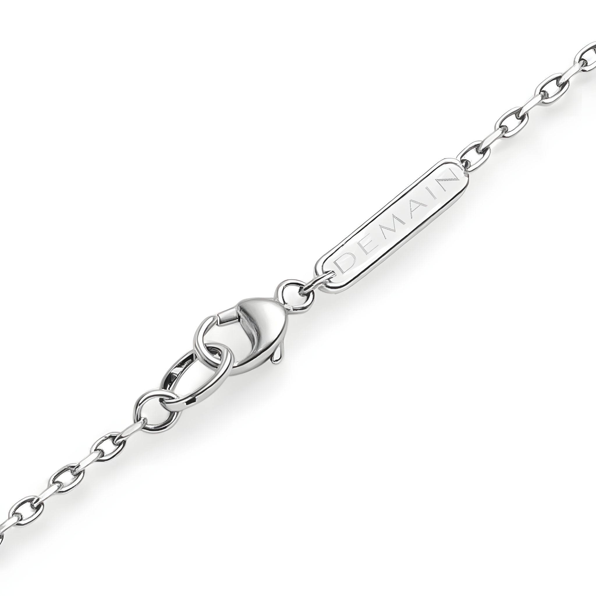L'Emeraude® Diamond Pendant Necklace, 14K White Gold