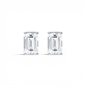 L'Emeraude® Diamond Stud Earrings, Sterling Silver
