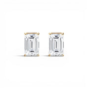 L'Emeraude® Diamond Stud Earrings, Gold Vermeil