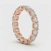 La Ronde® Diamond Eternity Band 3mm, 14K Rose Gold