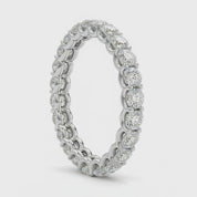 La Ronde® Diamond Eternity Band 2.3mm, 14K White Gold