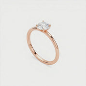 La Ronde® Solitaire 0.5ct Diamond Ring, 14K Rose Gold