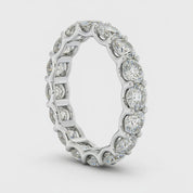 La Ronde® Diamond Eternity Band 3mm, Platinum