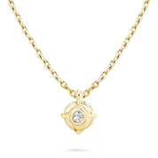 La Ronde® Diamond Pendant Necklace, Gold Vermeil