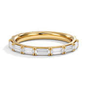 L'Emeraude® East-West Diamond Eternity Band 2x4mm, 14K Gold