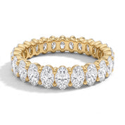 L'Ovale® Diamond Eternity Band 2x4mm, 14K Gold