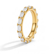 L'Emeraude® East-West Diamond Eternity Band 2x4mm, 14K Gold